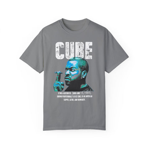 Vintage Cube Unisex Garment-Dyed T-Shirt | Retro Hip Hop Tee