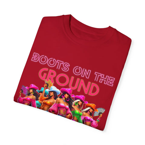 Boots on the Ground Unisex T-Shirt - Fun & Vibrant Graphic Tee for Fashion Lovers