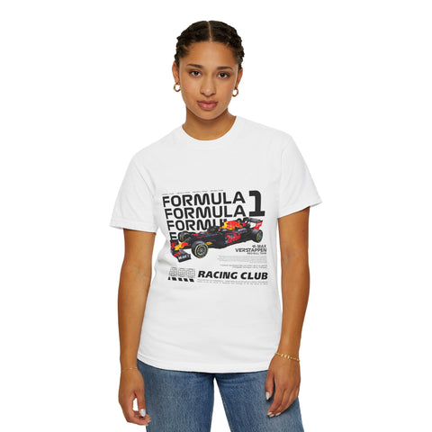 Racing Club Unisex Garment-Dyed T-Shirt - Formula 1 Graphic Tee