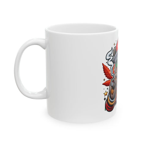 Cool Bear Cannabis Ceramic Mug - 11oz & 15oz