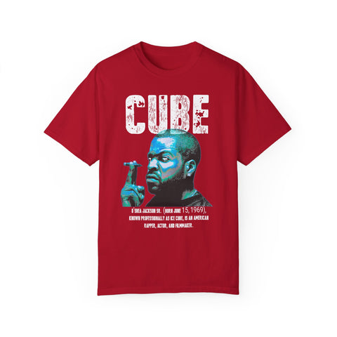 Vintage Cube Unisex Garment-Dyed T-Shirt | Retro Hip Hop Tee