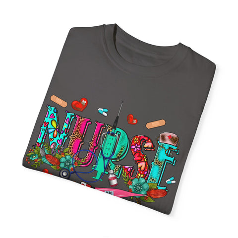 Colorful Nurse Graphic Unisex T-shirt - Perfect Gift for Healthcare Heroes