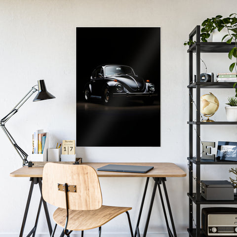 Classic Car Gloss Poster - Vintage Beetle Wall Art