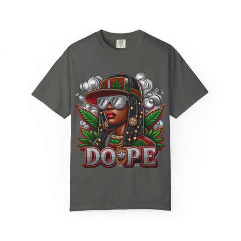 Dope Graphic Unisex Garment-Dyed T-Shirt – Stylish Cannabis-Inspired Tee for Everyday Wear