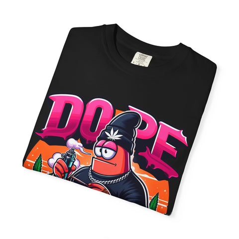 Cool Graphic T-Shirt - 'Dope' Vintage Cartoon Design