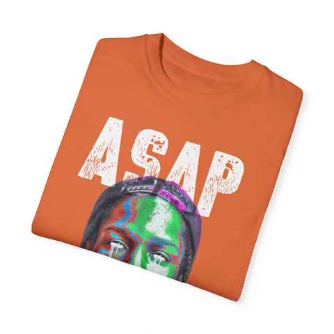 Unisex Garment-Dyed T-Shirt - Vibrant ASAP Graphic Tee