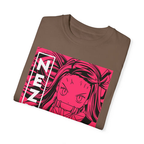Nezuko Anime T-Shirt - Unisex Garment-Dyed Tee