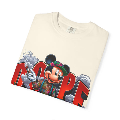 Dope Mickey Mouse Unisex Garment-Dyed T-shirt