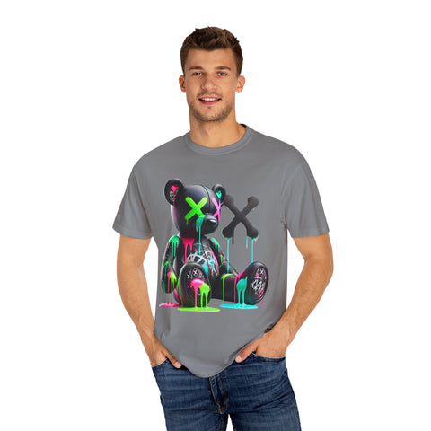 Graffiti Bear Unisex Garment-Dyed T-Shirt