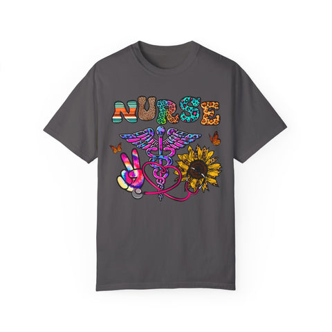 Colorful Nurse Graphic T-Shirt – Perfect for Healthcare Heroes