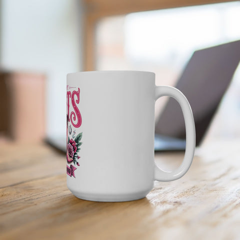 Boho Floral Ceramic Mug - Perfect Gift for Coffee Lovers and Bohemian Decor