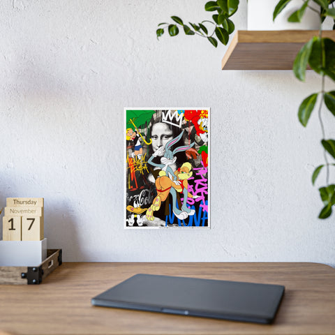 Vibrant Gloss Posters - Retro Cartoon Art Decor for Home or Office