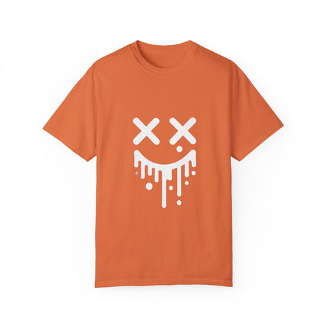 Unisex Smiley Drip T-Shirt - Casual Streetwear