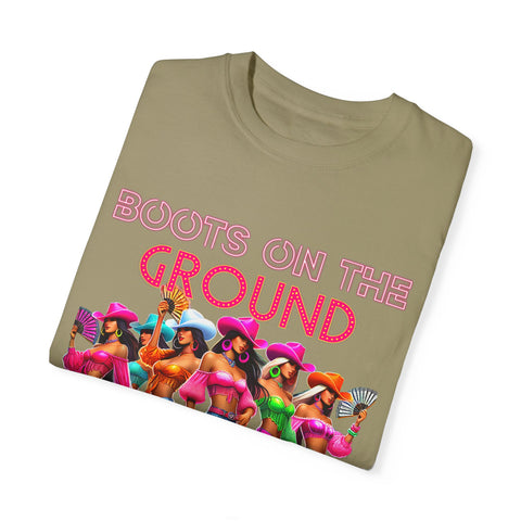 Boots on the Ground Unisex T-Shirt - Fun & Vibrant Graphic Tee for Fashion Lovers