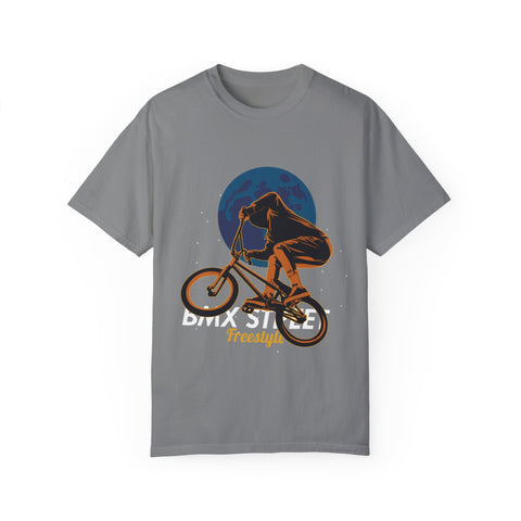 BMX Style Freestyle Unisex Garment-Dyed T-Shirt