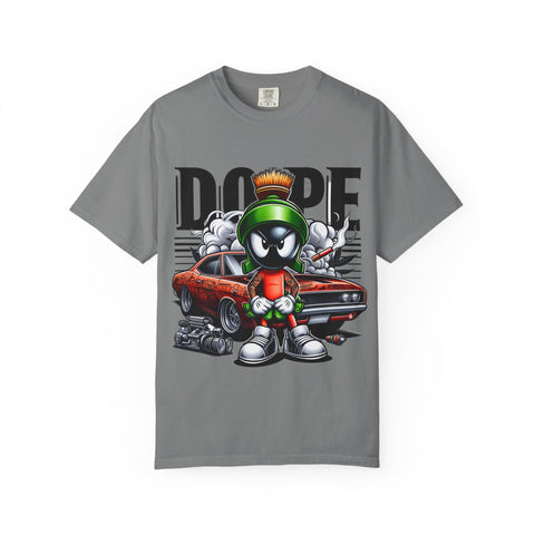 Cool Cartoon Car T-Shirt - Dope Marvin the Martian Design