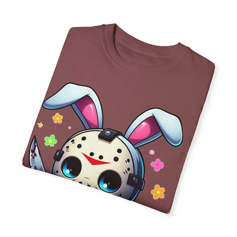 Cute Bunny Horror Unisex T-Shirt - Perfect for Easter Celebrations