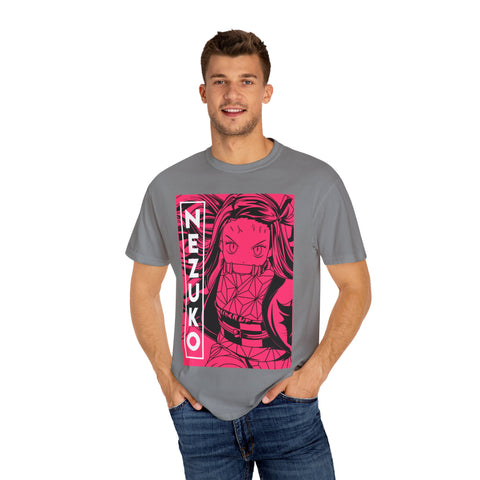 Nezuko Anime T-Shirt - Unisex Garment-Dyed Tee