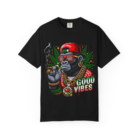 Good Vibes Gorilla Unisex T-Shirt – Fun & Relaxed Style for Chill Occasions