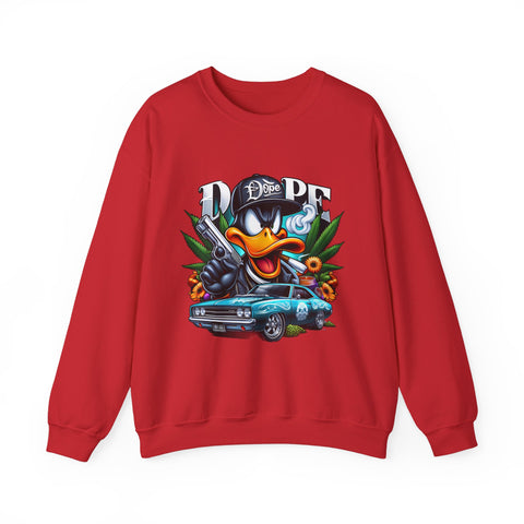 Cool Duck Graphic Crewneck Sweatshirt - Unisex Heavy Blend™ - DOPE Design