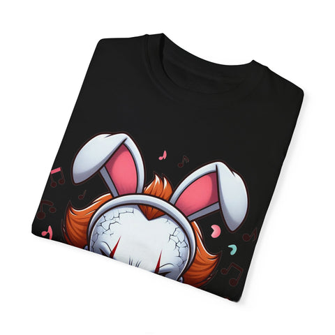 Easter Bunny Rock Star T-Shirt - Unisex Garment-Dyed Tee