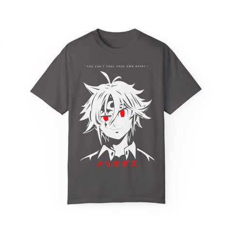 Anime-Inspired Unisex T-Shirt – 'You Can't Fool Your Own Heart' Design