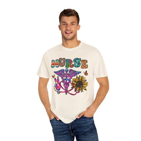 Colorful Nurse Graphic T-Shirt – Perfect for Healthcare Heroes