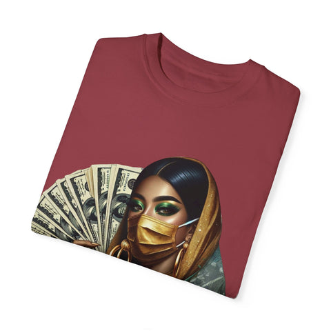 Stylish Woman with Money Graphic Unisex T-Shirt - Trendy Fashion Tee for Everyday Wear