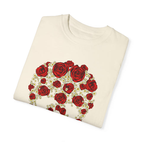 Floral Skull Unisex T-Shirt - Stylish Casual Wear for Creative Souls