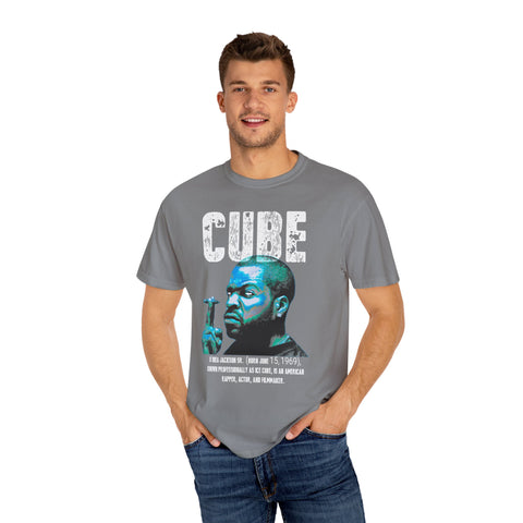 Vintage Cube Unisex Garment-Dyed T-Shirt | Retro Hip Hop Tee