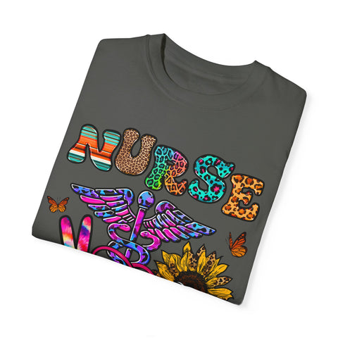 Colorful Nurse Graphic T-Shirt – Perfect for Healthcare Heroes