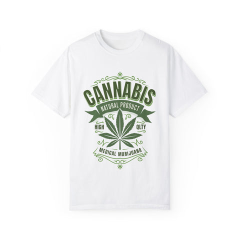 Unisex Cannabis T-Shirt - Natural Product Design