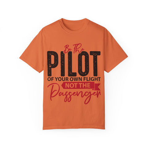 Inspirational Pilot T-Shirt for Dreamers | Unisex Garment-Dyed Tee