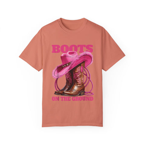 Bohemian Style Unisex T-Shirt - "Boots on the Ground"