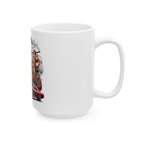 Hipster Ceramic Mug - DOPE Design | 11oz & 15oz Options