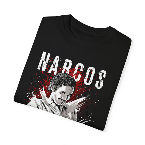 Narcos-Themed Unisex Garment-Dyed T-Shirt for Fans