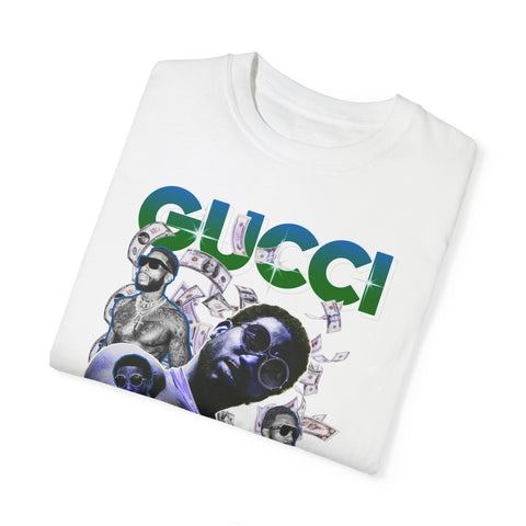 Unisex Garment-Dyed T-shirt - Gucci Mane Graphic Tee