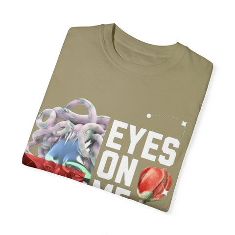 Artistic Unisex Dreamy T-Shirt - 'Eyes on Me, Boys' Design