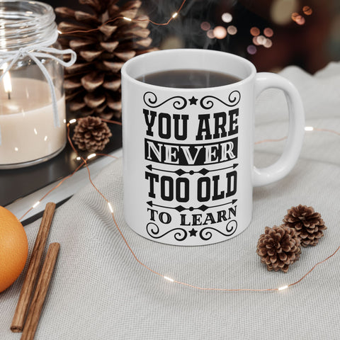 Personalized Ceramic Mug - Motivational Quote for Coffee Lovers