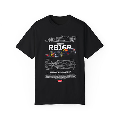 Red Bull Formula 1 RB16B Unisex T-Shirt - Garment-Dyed Racing Tee
