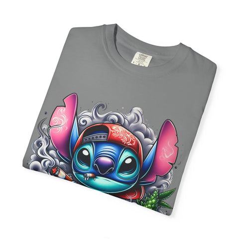 Colorful Stitch Graphic T-Shirt - Unisex Tie-Dye Style for Relaxed Vibes