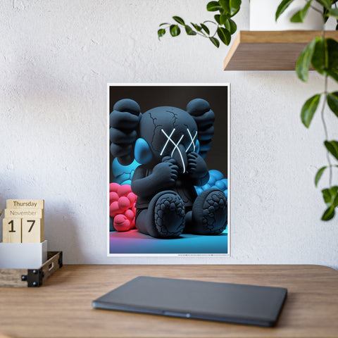 Modern Art Gloss Poster | Trendy Elephant Wall Art for Home Decor