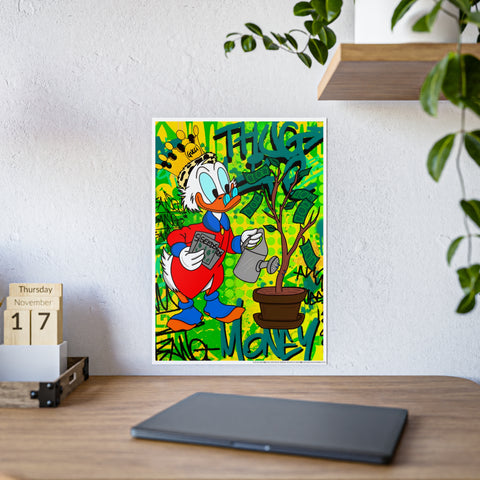 Thug Life Money Gloss Poster – Vibrant Wall Art for Fun Spaces