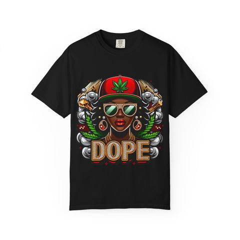 Dope Vibe Unisex Garment-Dyed T-Shirt - Cool Urban Fashion Tee