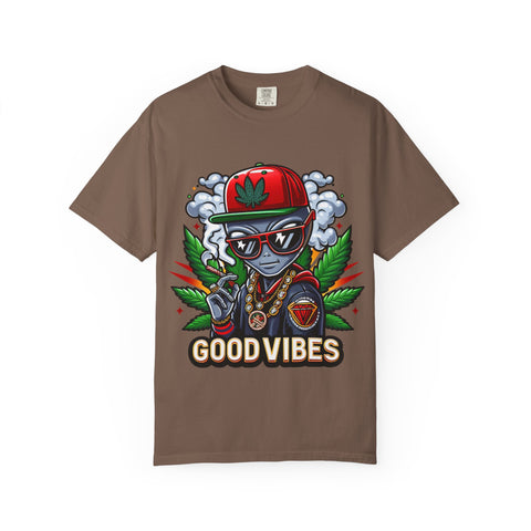 Good Vibes Unisex T-Shirt - Stylish Garment-Dyed Tee for Chill Moments