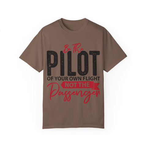 Inspirational Pilot T-Shirt for Dreamers | Unisex Garment-Dyed Tee