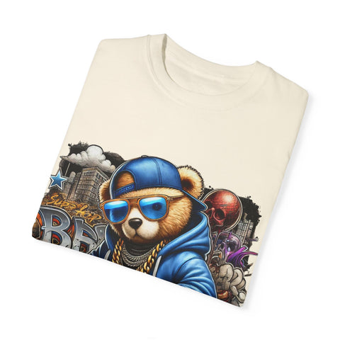 Street Art Bear Graphic T-Shirt - Cool Unisex Tee for Trendsetters