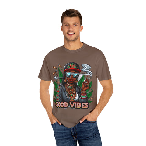 Good Vibes Unisex Garment-Dyed T-Shirt