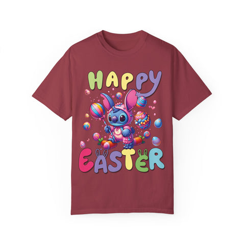 Happy Easter Unisex Garment-Dyed T-Shirt