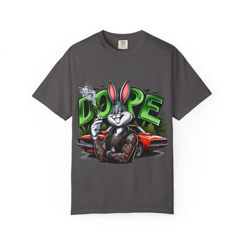 Cool Cartoon Bunny Graphic T-Shirt - DOPE Vintage Style